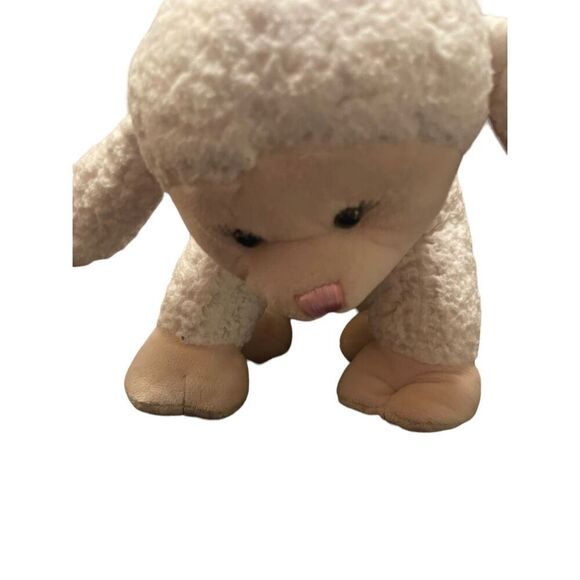 Build-A-Bear Workshop White Tan Hooves Lamb Sheep Plush Stuffed Toy - Picture 2 of 15